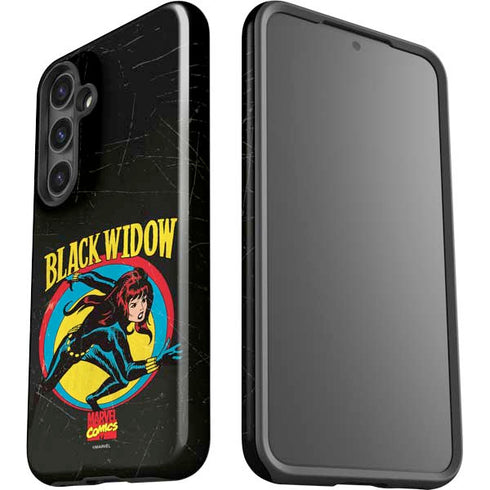 Marvel Classic Comics Black Widow Galaxy S25 Impact Case